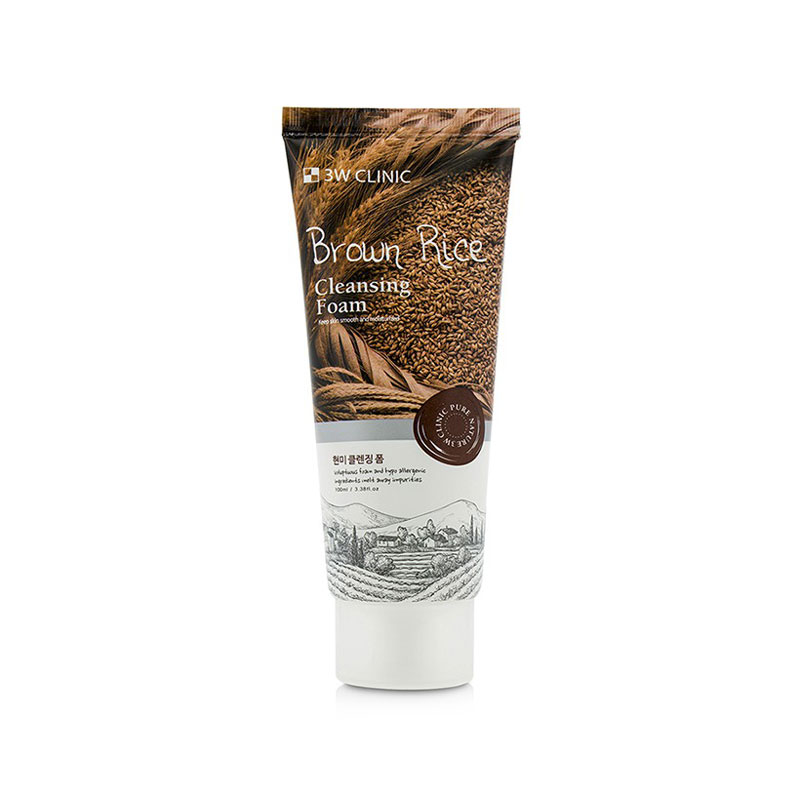 3W Clinic Brown Rice Foam Cleansing (100ml)