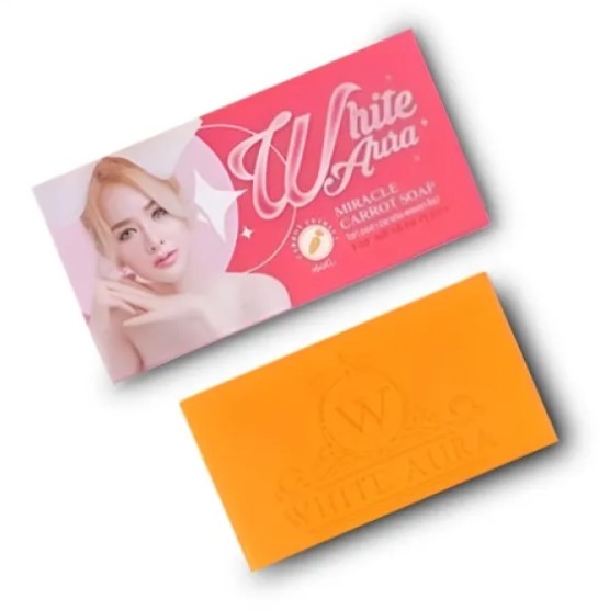 White Aura Miracle Carrot Soap